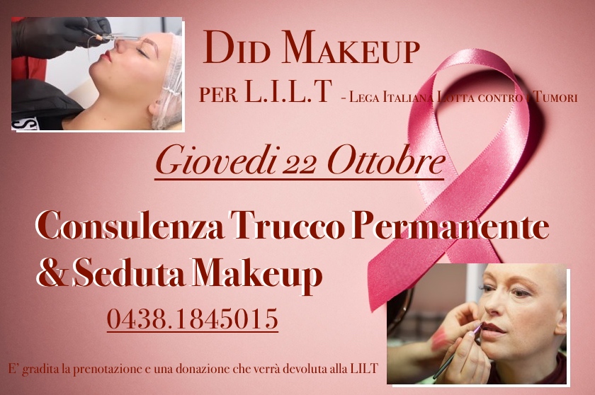 A Vittorio Veneto il Giovedì rosa firmato DID Makeup!